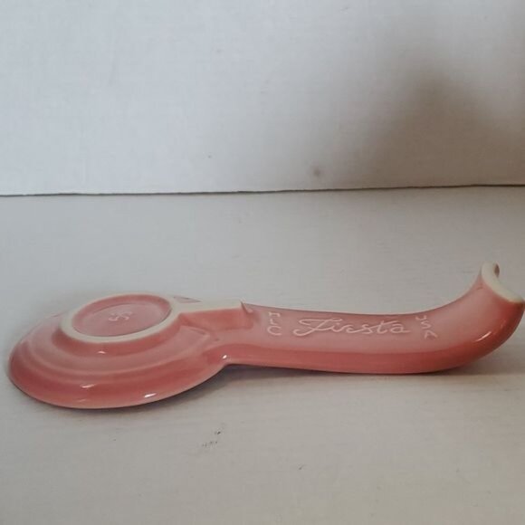Fiestaware Fiesta CERAMIC Spoon Rest Plate Dish Peony Pink - Picture 9 of 12